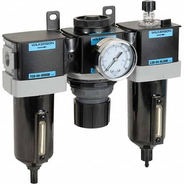 Wilkerson - Filter, Regulator & Lubricator (FRL) Units Configuration: 3 Pc. Filter-Regulator-Lubricator Body Type: Standard - Eagle Tool & Supply