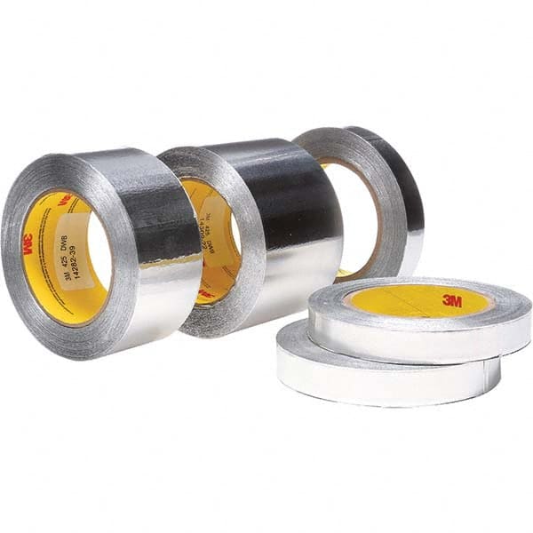 3M - 60 Yd x 2" x 4.6 mil Silver Aluminum Foil Tape - Eagle Tool & Supply