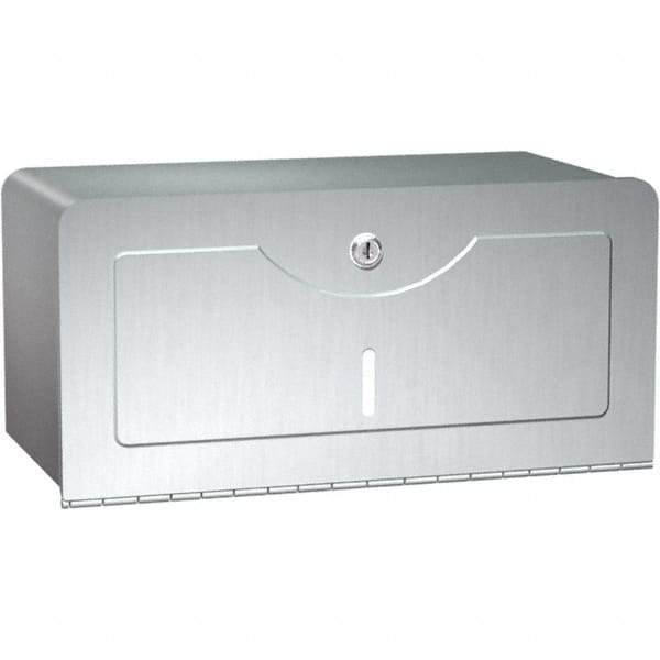 ASI-American Specialties, Inc. - Manual, Stainless Steel Paper Towel Dispenser - 400 Single-Fold, Silver - Eagle Tool & Supply