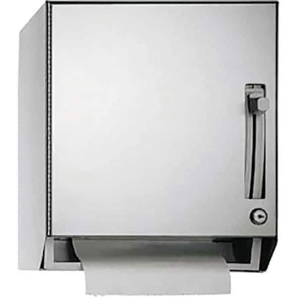 ASI-American Specialties, Inc. - Manual, Stainless Steel Paper Towel Dispenser - 1 Roll with Stub or 1 Roll 8" or 1 Roll 9", Silver - Eagle Tool & Supply