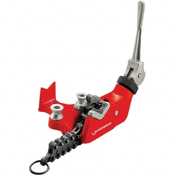 Rothenberger - 1/8" to 4" Pipe Capacity, Chain Pipe Vise - Eagle Tool & Supply