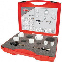 Rothenberger - Hole Saw Kits Minimum Saw Diameter (Inch): 3/4 Maximum Saw Diameter (Inch): 2-1/2 - Eagle Tool & Supply