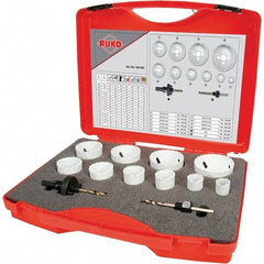 Rothenberger - Hole Saw Kits Minimum Saw Diameter (Inch): 7/8 Maximum Saw Diameter (Inch): 2-1/2 - Eagle Tool & Supply