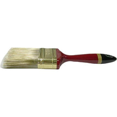 Weiler - 4" Flat Nylon/Polyester Varnish Brush - 3" Bristle Length, 8" Poly Foam Handle - Eagle Tool & Supply