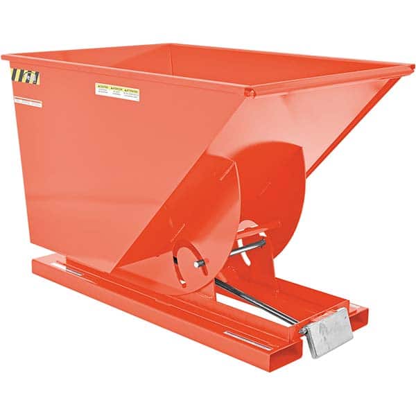 Vestil - Hoppers & Basket Trucks Additional Information: Complies w/OSHA General Industry Rule 29 CFR 1910.178(m)(5)(iii) - allows operator to remain at controls of truck throughout the dumping process - Eagle Tool & Supply