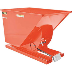 Vestil - Hoppers & Basket Trucks Additional Information: Complies w/OSHA General Industry Rule 29 CFR 1910.178(m)(5)(iii) - allows operator to remain at controls of truck throughout the dumping process - Eagle Tool & Supply