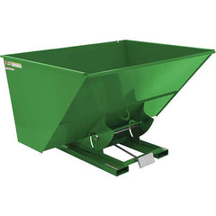 Vestil - Hoppers & Basket Trucks Additional Information: Complies w/OSHA General Industry Rule 29 CFR 1910.178(m)(5)(iii) - allows operator to remain at controls of truck throughout the dumping process - Eagle Tool & Supply