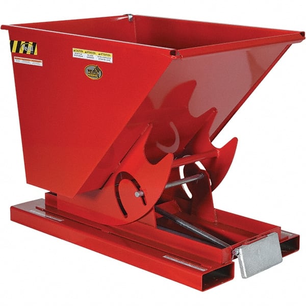 Vestil - Hoppers & Basket Trucks Additional Information: Complies w/OSHA General Industry Rule 29 CFR 1910.178(m)(5)(iii) - allows operator to remain at controls of truck throughout the dumping process - Eagle Tool & Supply