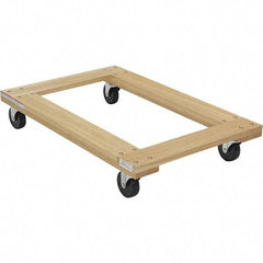 Vestil - 1,200 Lb Capacity Hardwood Dolly - 36" Long x 24" Wide - Eagle Tool & Supply