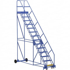 Vestil - 176" High 350 Lb Capacity 14 Step Ladder - Eagle Tool & Supply