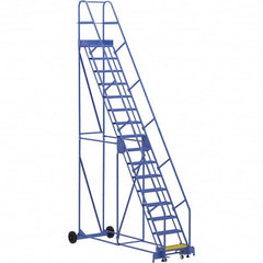 Vestil - 196" High 350 Lb Capacity 16 Step Ladder - Eagle Tool & Supply