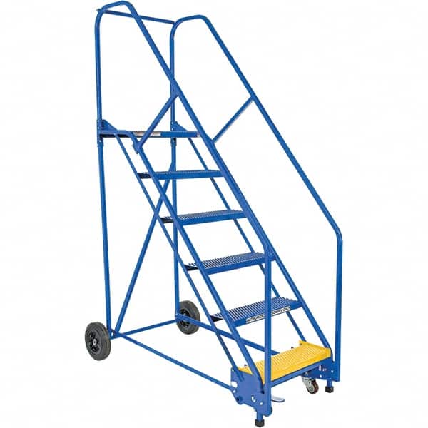 Vestil - 90" High 350 Lb Capacity 6 Step Ladder - Eagle Tool & Supply