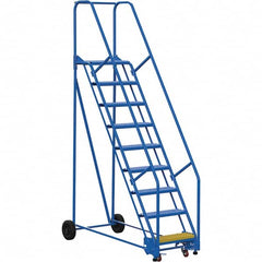 Vestil - 120" High 350 Lb Capacity 9 Step Ladder - Eagle Tool & Supply