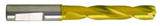 15/64 Dia. - Carbide HP 5xD Drill-140° Point-Coolant-TiN - Eagle Tool & Supply