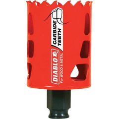 Freud - 2" Diam, 2-3/8" Cutting Depth, Hole Saw - Carbide-Tipped Saw, Toothed Edge - Eagle Tool & Supply