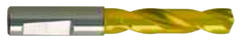 15.8mm Dia. - Carbide HP 3XD Drill-140Â° Point-TiN - Eagle Tool & Supply