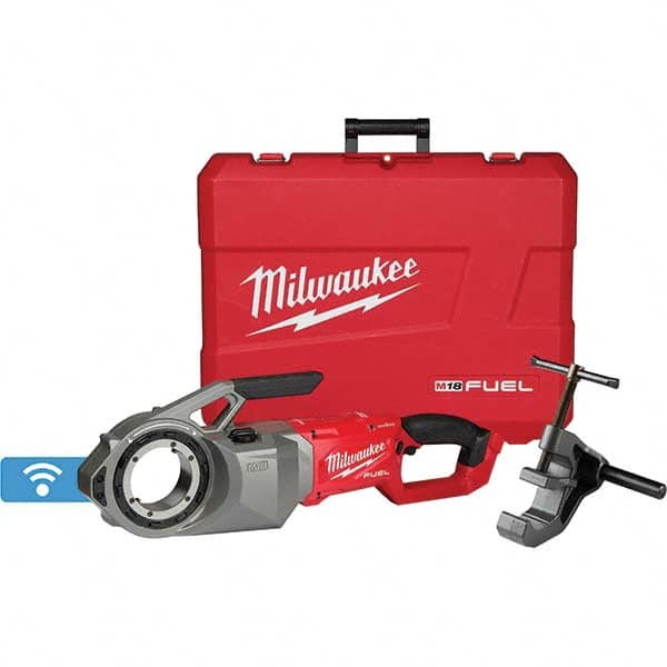 Milwaukee Tool - Power Pipe Threaders Type: Cordless Pipe Threader Voltage: 18 - Eagle Tool & Supply
