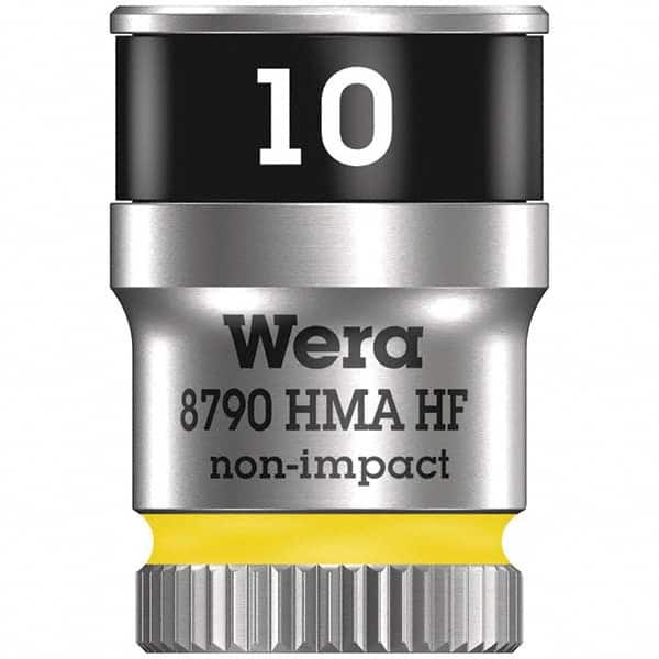 Wera - Specialty Sockets Type: Shallow Socket Size (mm): 10.0 - Eagle Tool & Supply