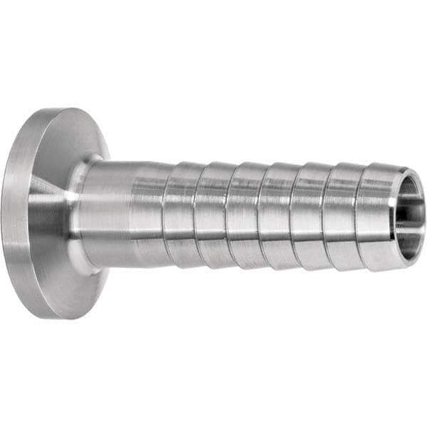Value Collection - Sanitary Stainless Steel Pipe Fittings Type: Barbed Hose Adapter Style: Quick-Clamp - Eagle Tool & Supply