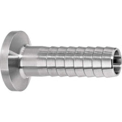 Value Collection - Sanitary Stainless Steel Pipe Fittings Type: Barbed Hose Adapter Style: Quick-Clamp - Eagle Tool & Supply