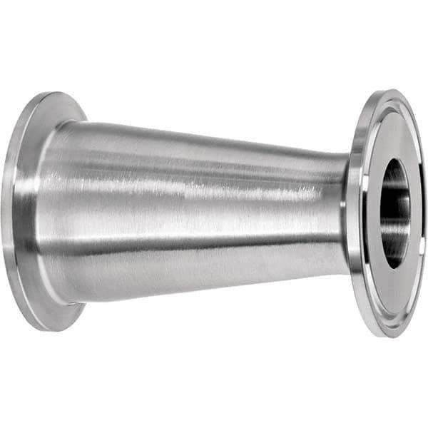 Value Collection - Sanitary Stainless Steel Pipe Fittings Type: Straight Reducer Style: Quick-Clamp - Eagle Tool & Supply