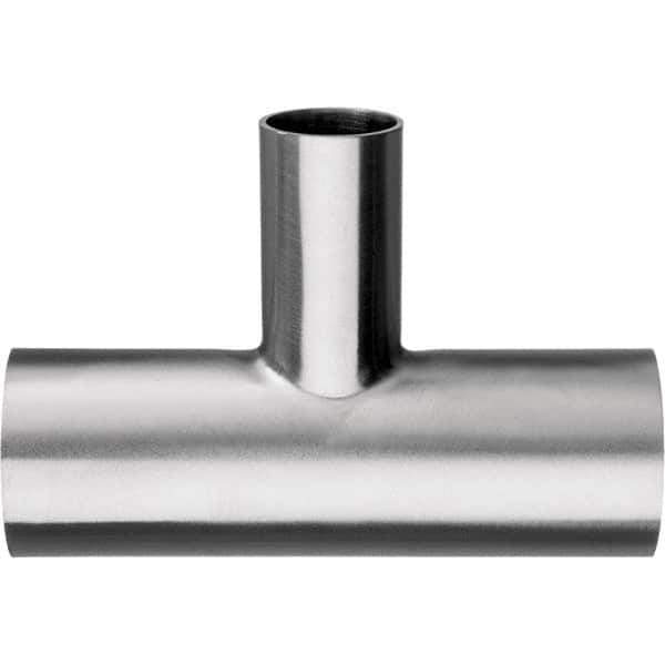 Value Collection - Sanitary Stainless Steel Pipe Fittings Type: Tee Reducer Style: Butt Weld - Eagle Tool & Supply