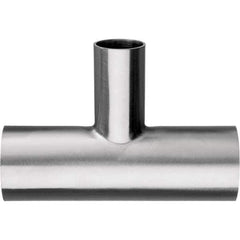 Value Collection - Sanitary Stainless Steel Pipe Fittings Type: Tee Reducer Style: Butt Weld - Eagle Tool & Supply