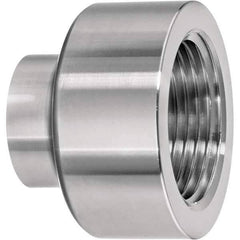 Value Collection - Sanitary Stainless Steel Pipe Fittings Type: Female Straight Style: Butt Weld - Eagle Tool & Supply