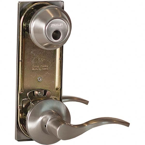 Stanley - Entry Lever Lockset for 1-3/8 to 1-3/4" Thick Doors - Eagle Tool & Supply