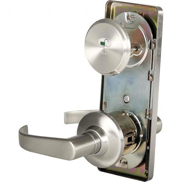 Stanley - Privacy Lever Lockset for 1-3/8 to 1-3/4" Thick Doors - Eagle Tool & Supply