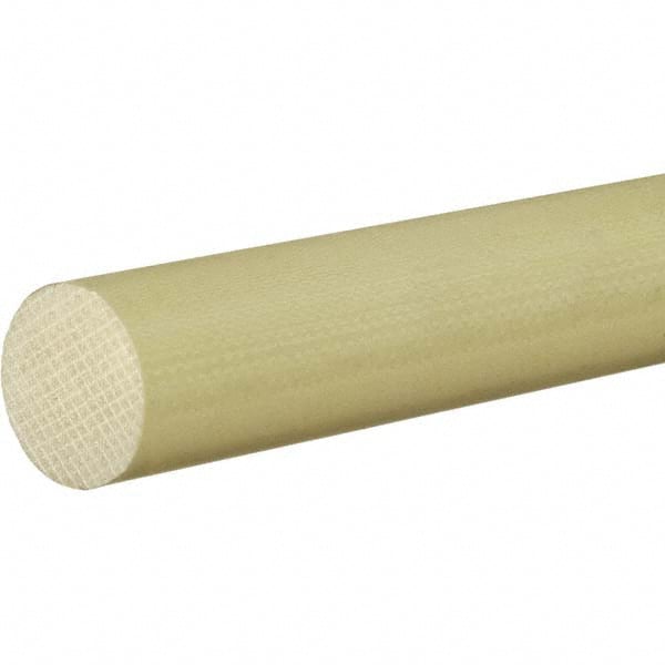 USA Sealing - 1' x 1-1/2" Yellow Garolite (G-10/FR4) Rod - Eagle Tool & Supply