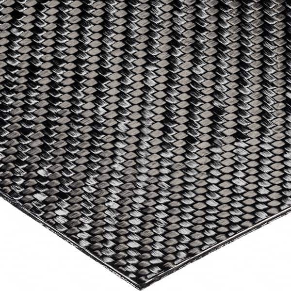 USA Sealing - 1' x 12" x 1/16" Black Carbon Fiber (Twill Weave) Sheet - Eagle Tool & Supply