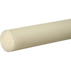 USA Sealing - 3' x 3" Semi-Clear White Polypropylene Rod - Eagle Tool & Supply