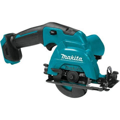 Makita - 12 Volt, 3-3/8" Blade, Cordless Circular Saw - 1,500 RPM, Lithium-Ion Batteries Not Included - Eagle Tool & Supply
