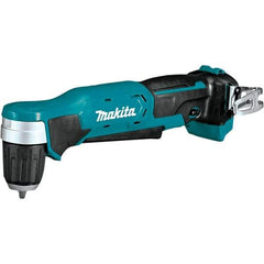 Makita - 12 Volt 3/8" Chuck Right Angle Handle Cordless Drill - 0-1100 RPM, Keyless Chuck, Reversible, Lithium-Ion Batteries Not Included - Eagle Tool & Supply