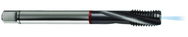 M12x1.75 6HX 3-Flute PM Cobalt Red Ring Semi-Bottoming 15 degree Spiral Flute Tap-TiCN - Eagle Tool & Supply