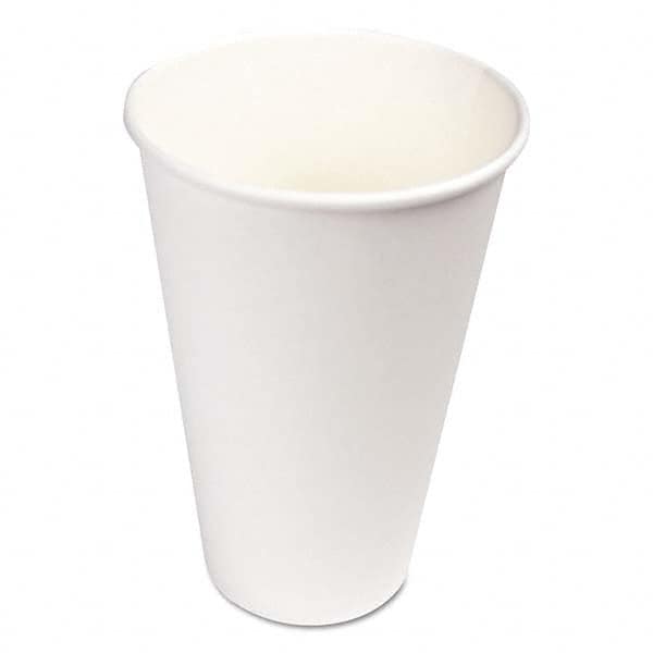 Boardwalk - Paper Hot Cups, 16 oz, White, 1000/Carton - Eagle Tool & Supply