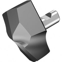 Sandvik Coromant - Series CoroDrill 870, 25.65mm Diam Grade 4334 142° Replaceable Drill Tip - Eagle Tool & Supply