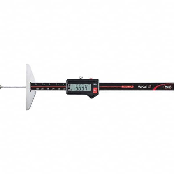 Mahr - Electronic Depth Gages Minimum Measurement (mm): 0.01 Minimum Measurement (Decimal Inch): 0.0000 - Eagle Tool & Supply