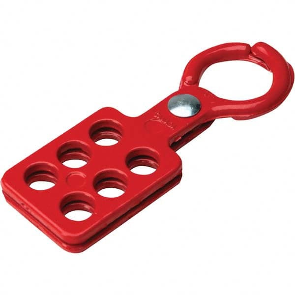 Brady - Lockout Hasps Hasp Type: Scissor-Action Jaw Type: Single Jaw - Eagle Tool & Supply