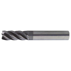 ProMax - 1" Diam, 2-5/8" LOC, 1" Shank Diam, 5" OAL, 5 Flute, Solid Carbide, Single End Square End Mill - Exact Industrial Supply