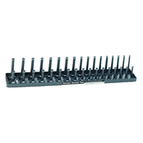Metric Sized Socket Tray - 1/4″ Drive - Gray - Eagle Tool & Supply
