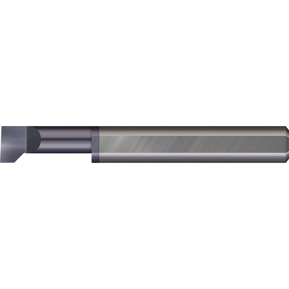 Micro 100 - Thread Relief Tools; Material: Solid Carbide ; Cutting Diameter (Inch): 3/16 ; Flat Width (Inch): 5/64 ; Flat Width (Decimal Inch): 0.0780 ; Cutting Depth (Inch): 3/8 ; Projection (Decimal Inch): 0.0400 - Exact Industrial Supply