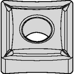 SNMP 433 Hi-Double Positive|P WS25PT, 3/64″ Corner Radius, 3/16″ Thick, 1/2″ Inscribed Circle, TiAlN, Square, Turning Indexable Insert - Eagle Tool & Supply