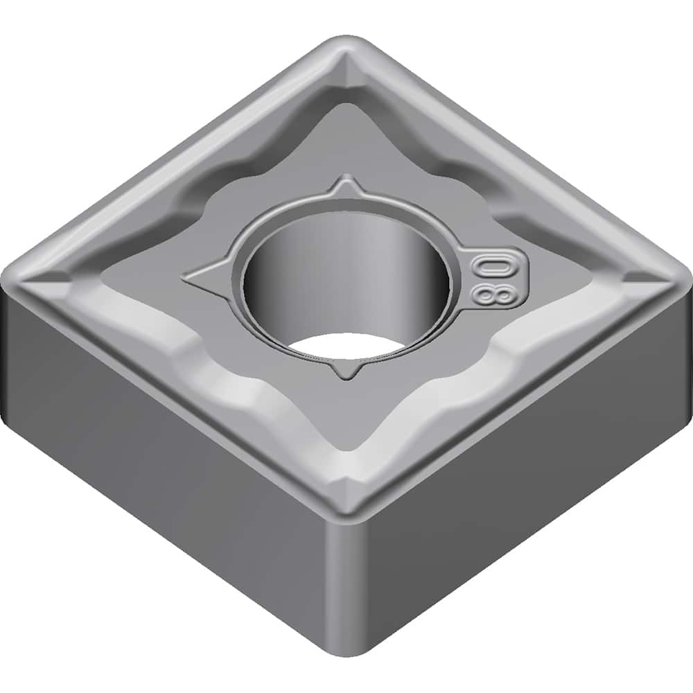 SNMG644EEM AC8015P Carbide Turning Insert Absotech Finish, 0.75″ Long, 3/4″ Inscribed Circle, 0.063″ Corner Radius, 1/4″ Thick, 90° Included Angle, Series AC8000P