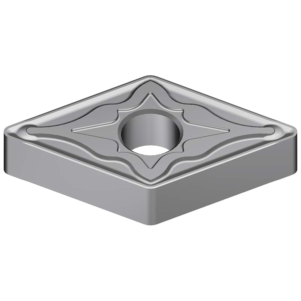 DNMG441EUX AC8015P Carbide Turning Insert Absotech Finish, 0.6102″ Long, 1/2″ Inscribed Circle, 0.0157″ Corner Radius, 1/4″ Thick, 55° Included Angle, Series AC8000P