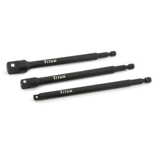 3 Piece 6″ Long Socket Adapter Set - Eagle Tool & Supply