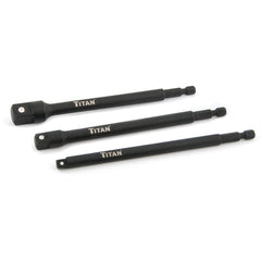 3 Piece 6″ Long Socket Adapter Set - Eagle Tool & Supply