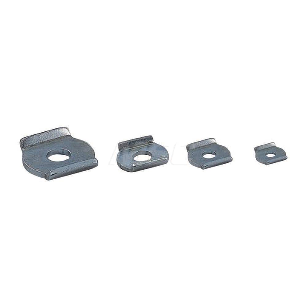 Clamp Spindle Retainers & Flanged Washers; Overall Width (Decimal Inch - 4 Decimals): 0.7500; Material: Carbon Steel; Material: Carbon Steel; Hole Diameter (Decimal Inch): 0.4000; Hole Diameter (mm): 0.4000; Hole Diameter: 0.4000; Finish/Coating: Zinc Pla