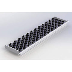 UNEX Manufacturing - Gravity Conveyors Roller Style: Skatewheel Shape: Round - Eagle Tool & Supply